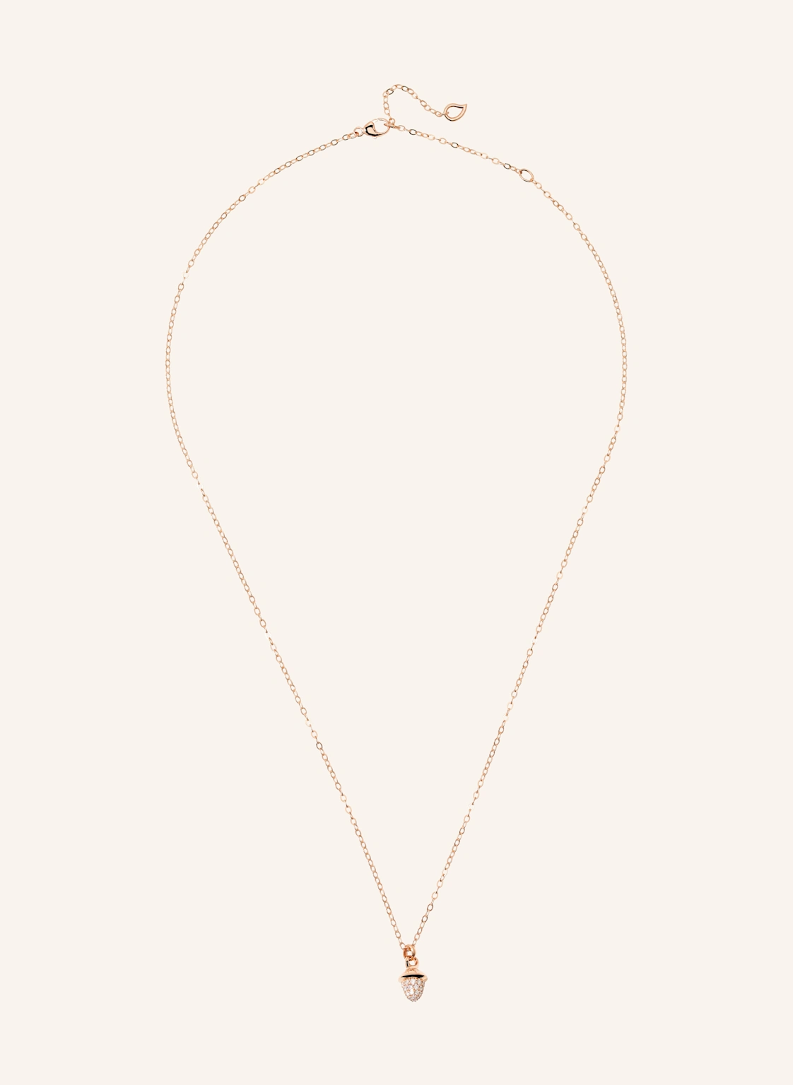 TAMARA COMOLLI Halskette NECKLACE 'MYMIKADO' WITH DIAMOND PAVÉ aus 18 Karat Roségold mit Diamant Pavé