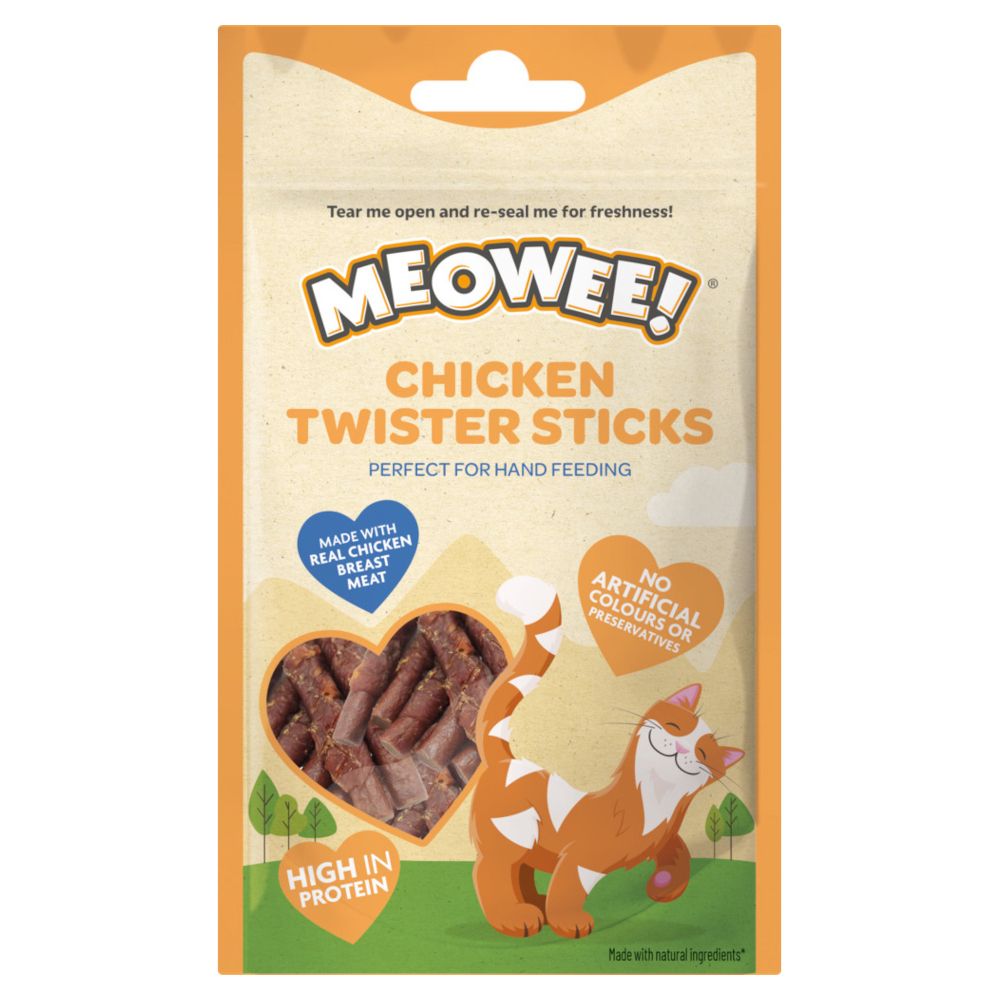 Meowee! Chicken Twister Sticks