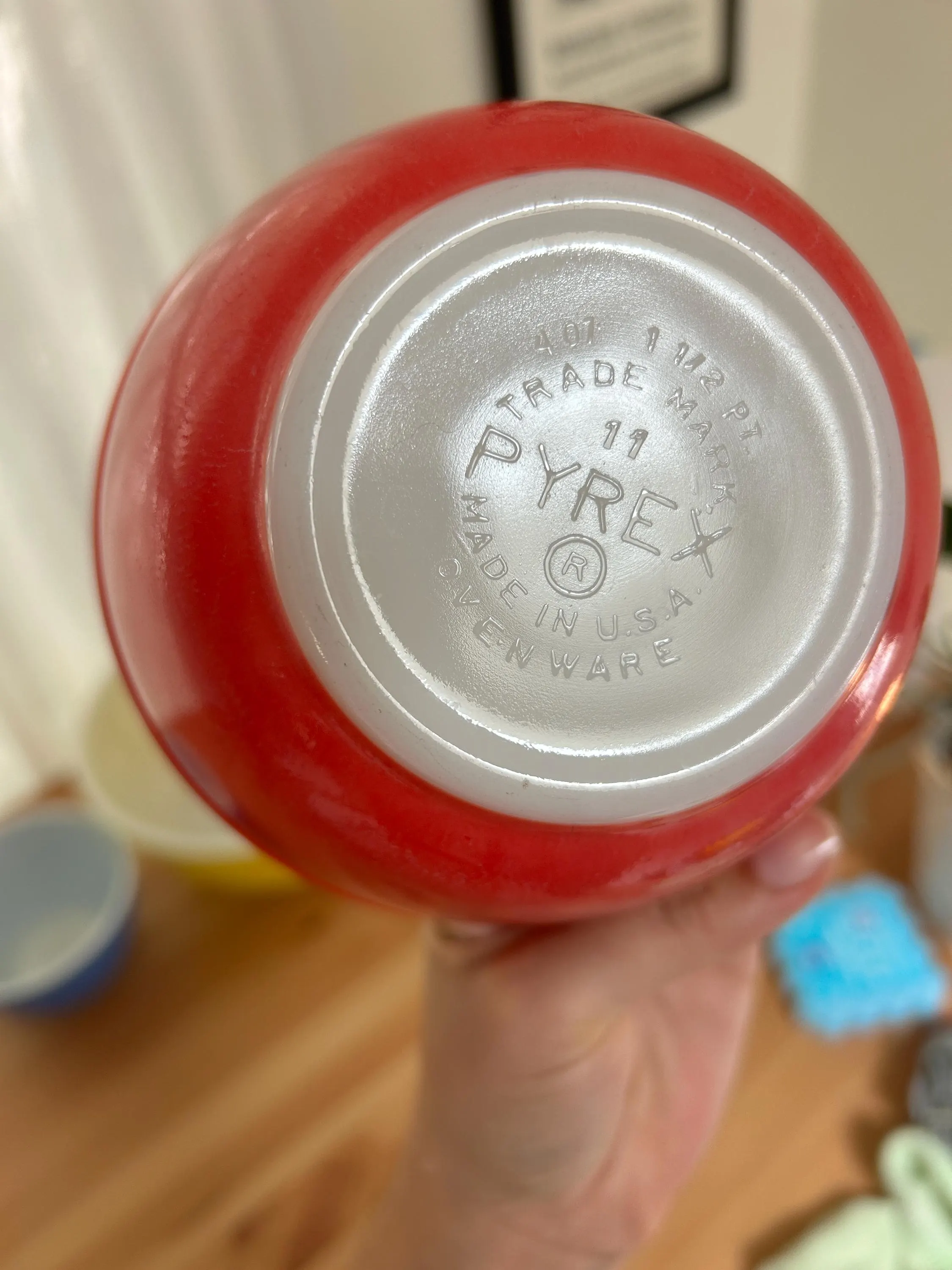 Pyrex Primary Color Mixing Bowls