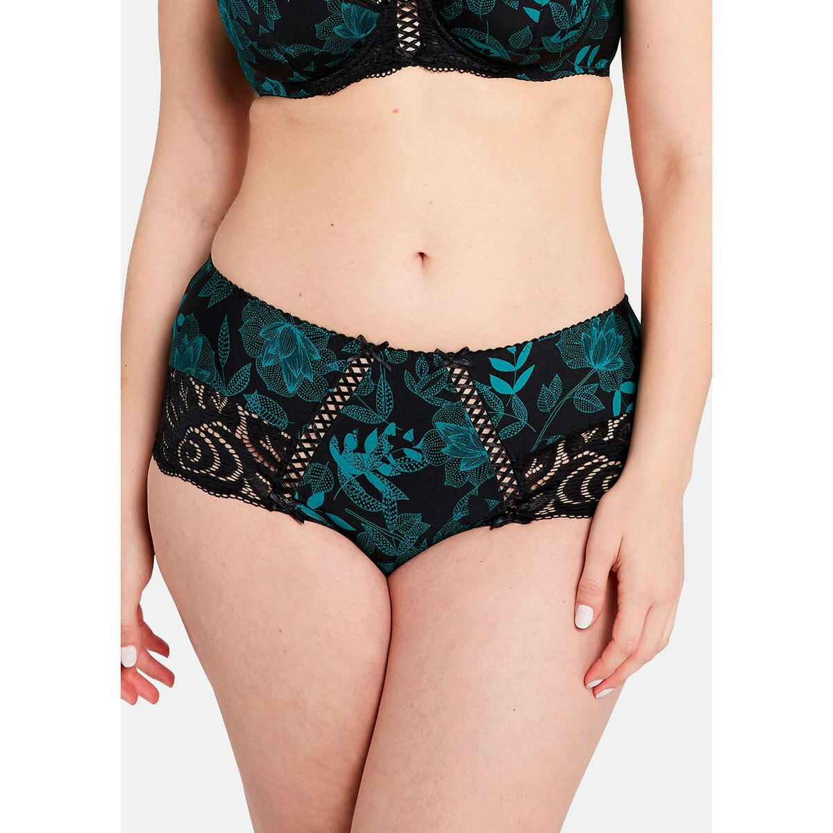 Shorty dentelle et microfibre Amélie