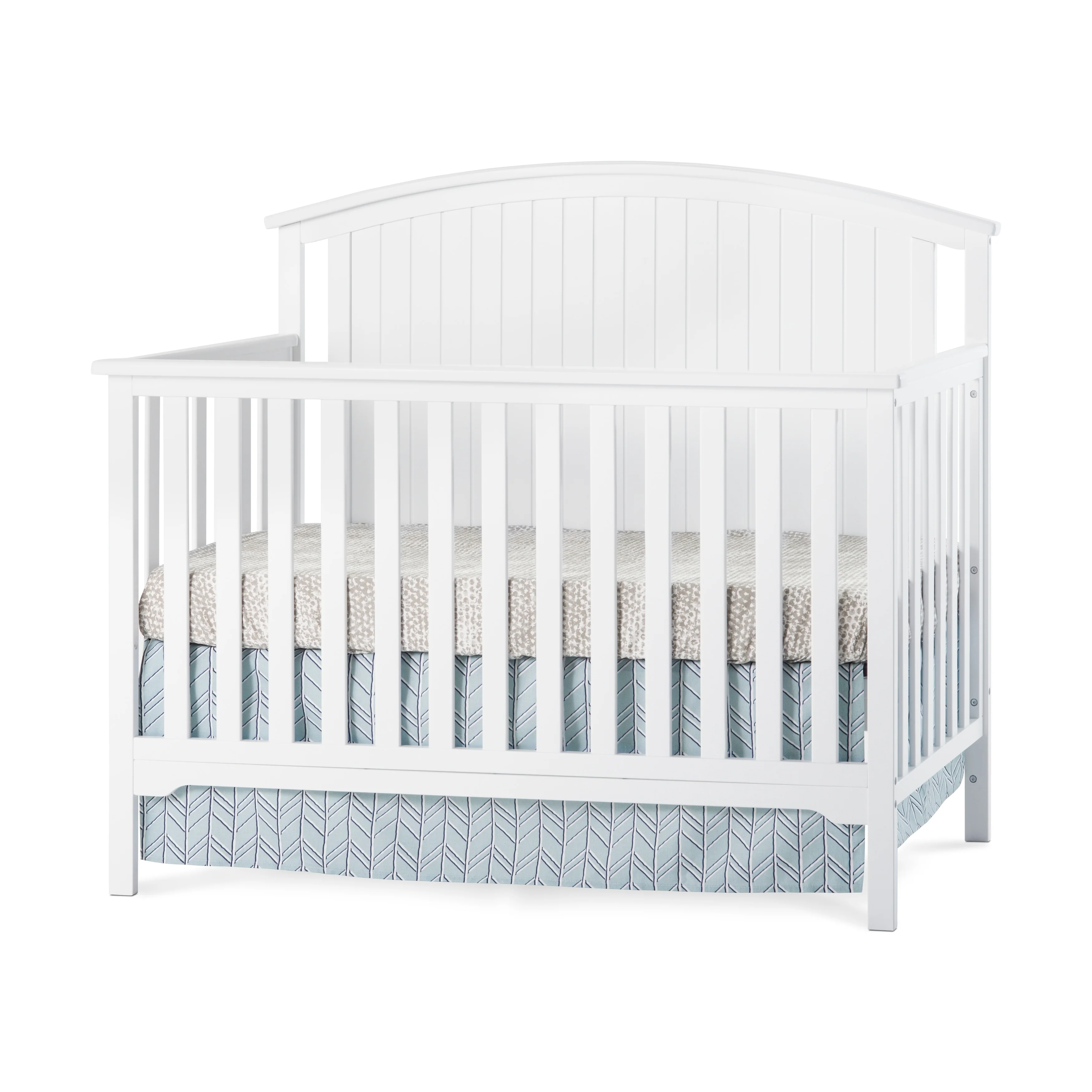 Forever Eclectic Cottage Curve Top 4 in 1 Convertible Crib