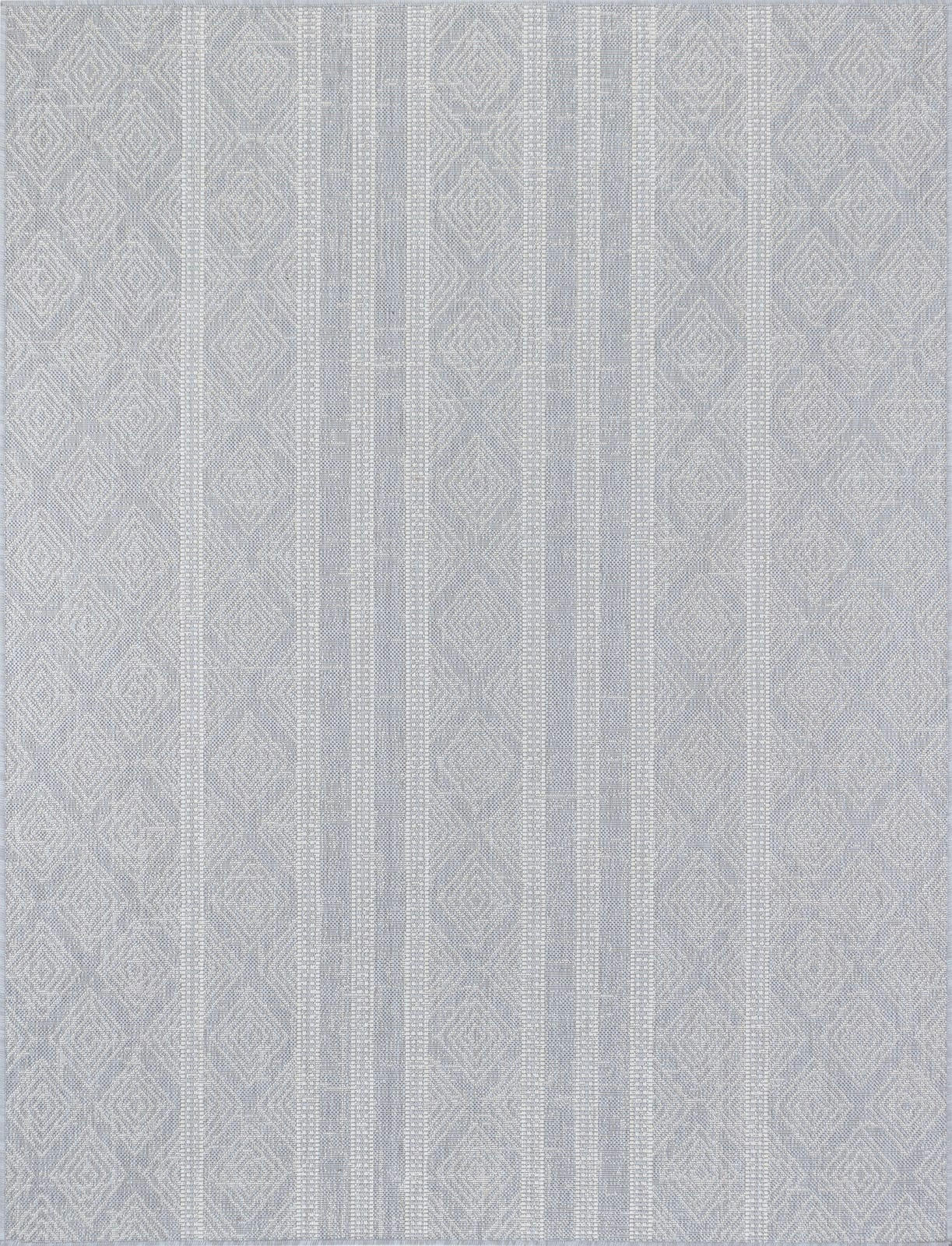 MADIE - Tapis d'Extérieur/Intérieur Gris/Ivoire 160x213