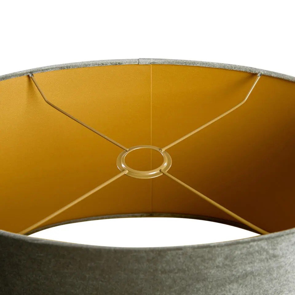 Qazqa ovaal cilinder velours groen