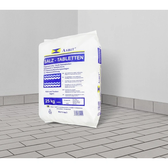 Siedesalztabletten, Inhalt: 25 kg, geeignet für Wasserenthärtungsanlagen