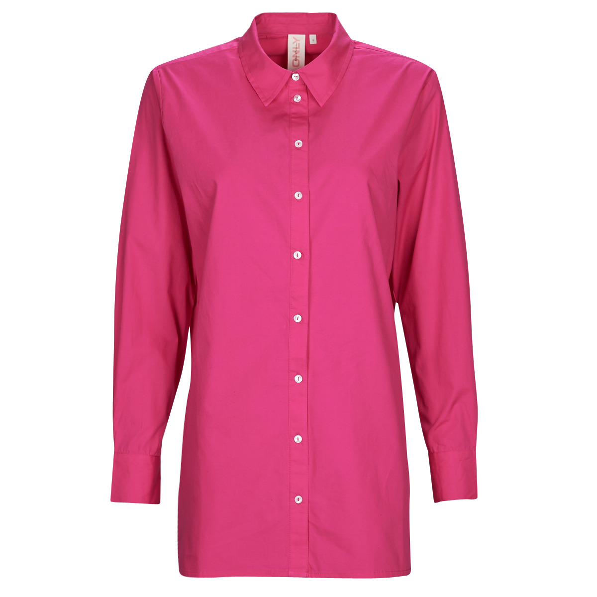 Only - ONLCURLY LS SHIRT WVN - Pink