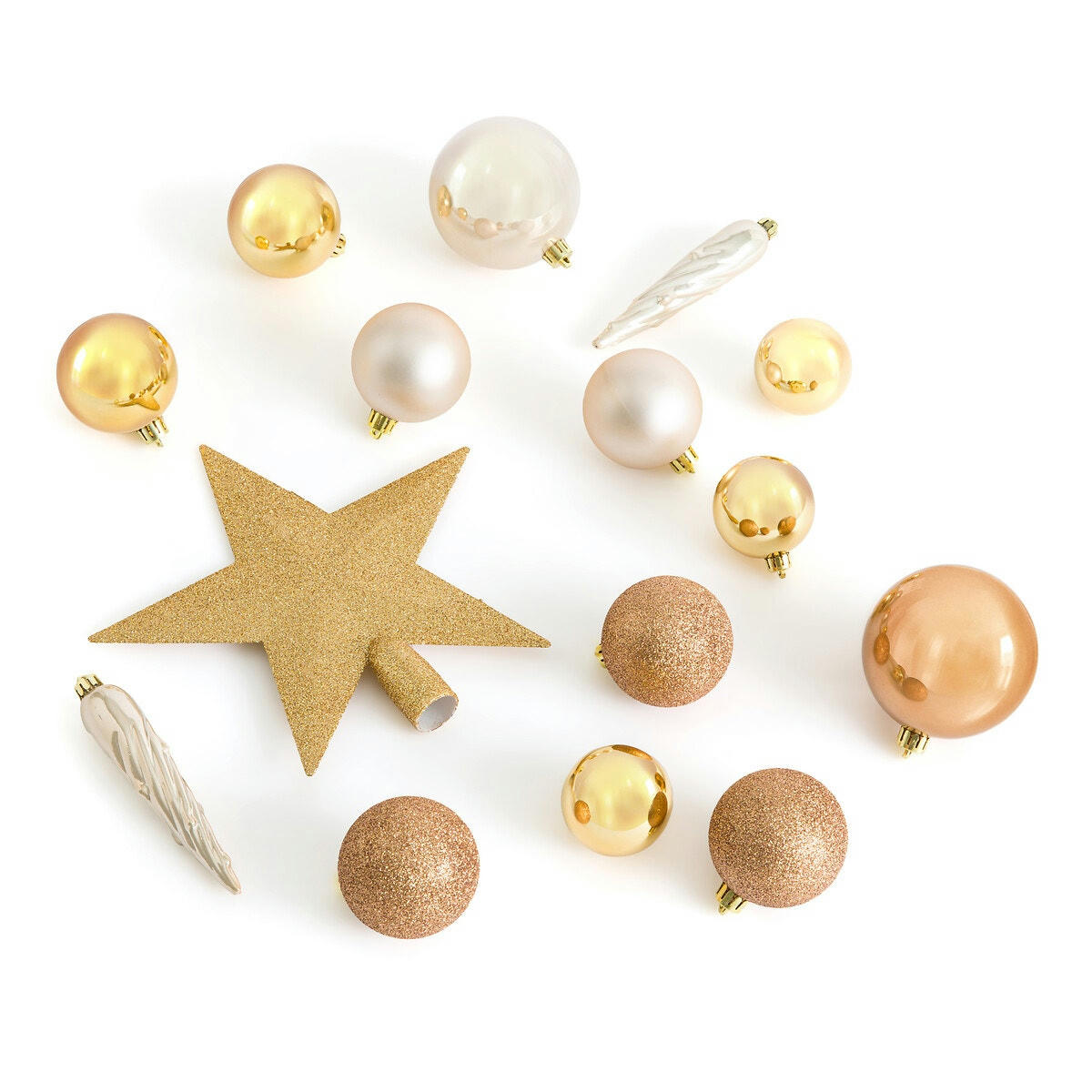 Coffret de 33 boules de Noël, Caspar