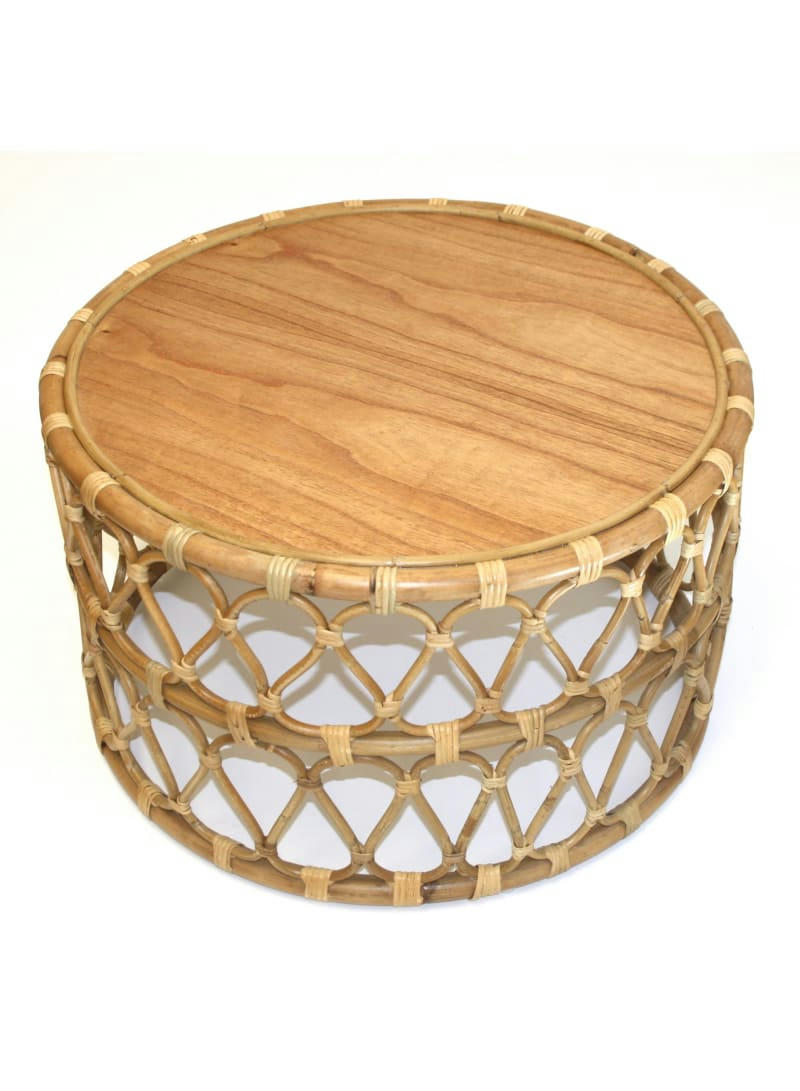 JUNE - Table basse rotin