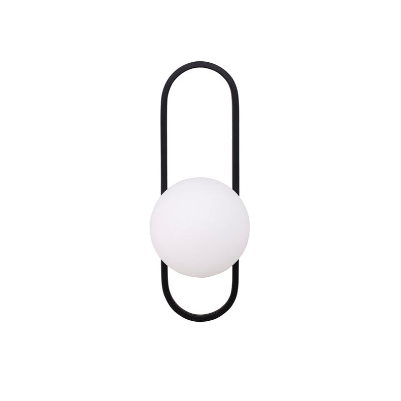 Rebellenclub Wandlamp Gallo - zwart - 15 x 15 cm