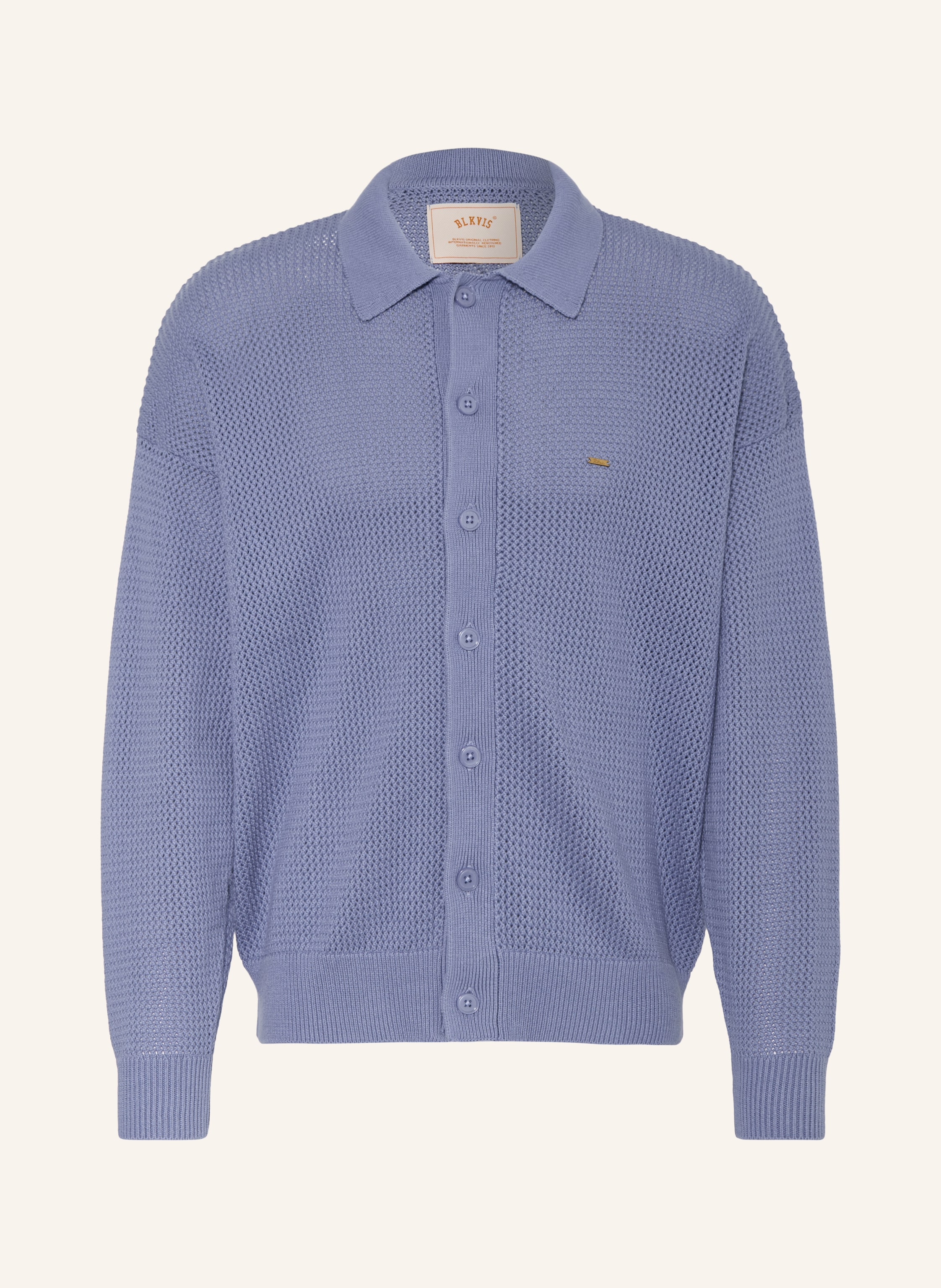 BLKVIS Strickhemd Comfort Fit