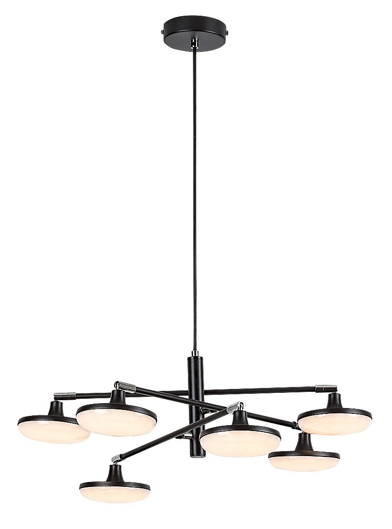 Lampa wisząca MADI czarna matowa-biała LED 1x24W Ciepła biel 2350lm Rabalux