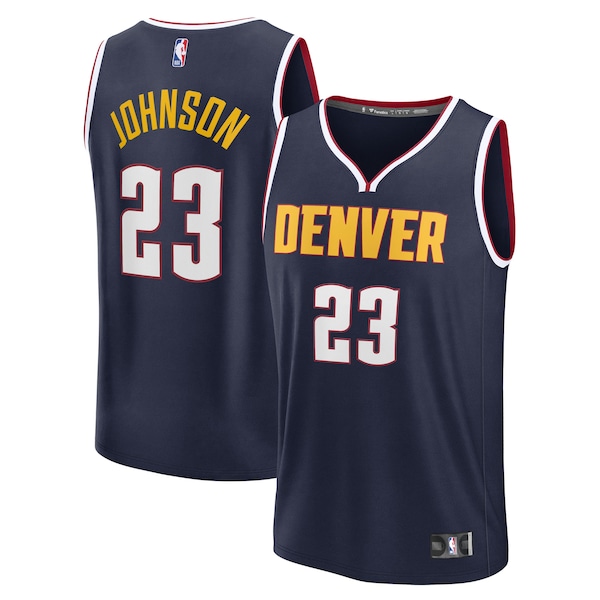 Cameron Johnson Denver Nuggets  Fast Break Replica Jersey - Navy - Icon Edition