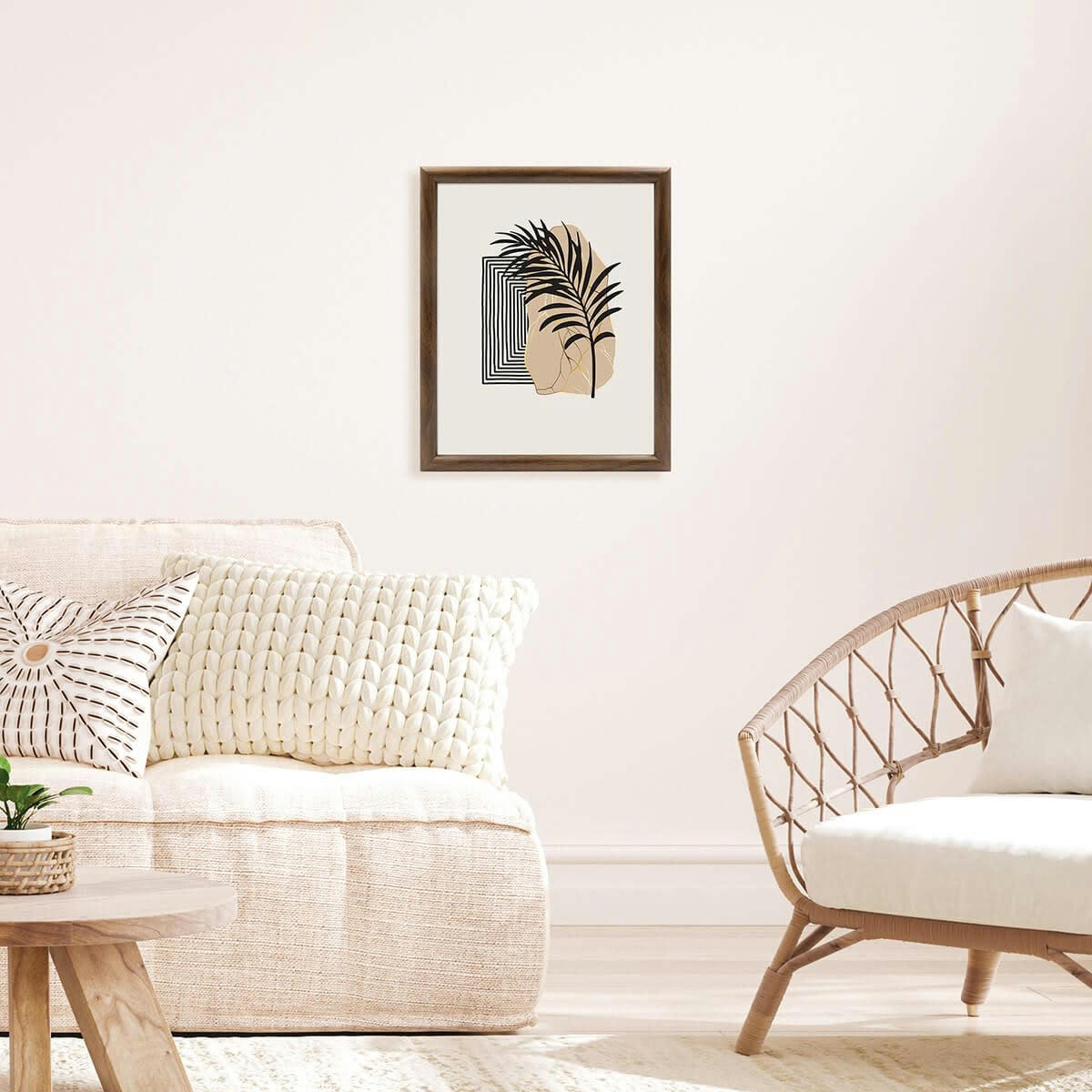 SHELTER - Cadre photo baguette arrondie ébène 24x30 cm résine recyclée