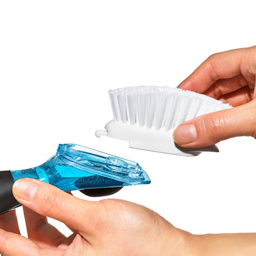 OXO Good Grips Soap Squirting Dish Brush Soft Grip - 2 Pack