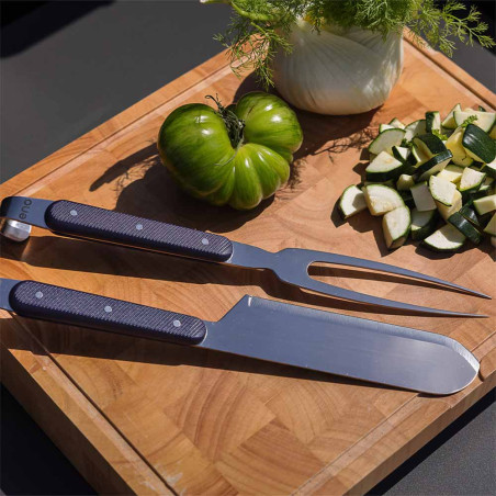 Fourchette et Couteau à viande en inox - ENO