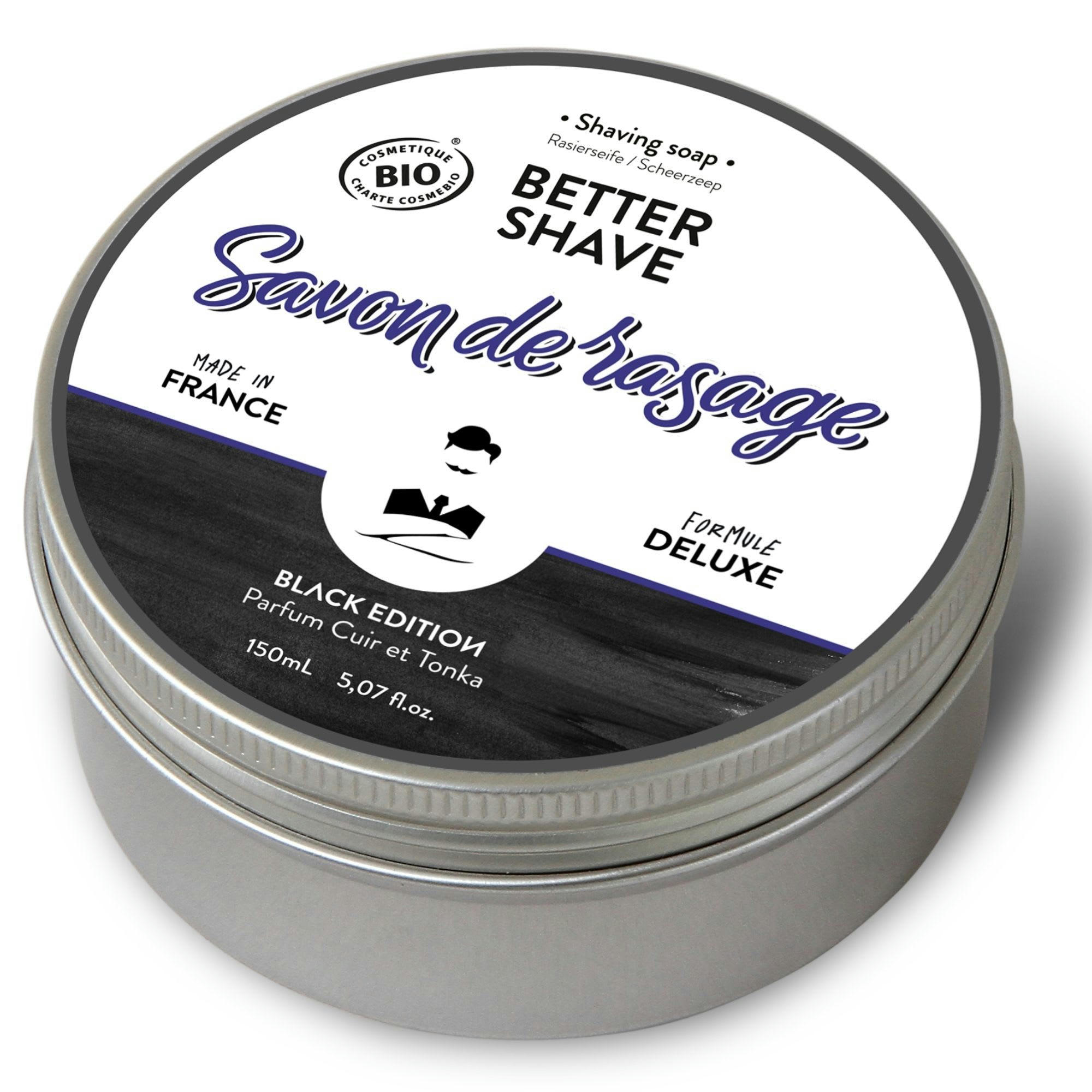 - BETTER SHAVE - Savon de Rasage Black Edition 150 mL