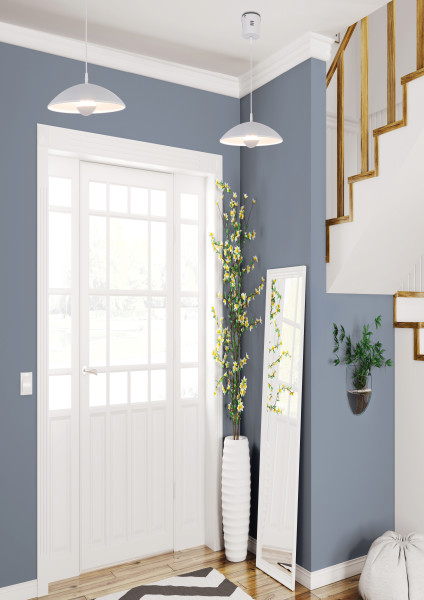 Lampa wisząca LUND biała LED 1x10W Ciepła biel 400lm Candellux