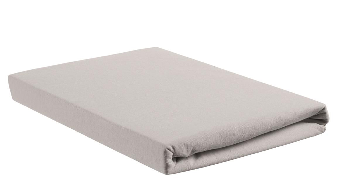 Beddinghouse - Jersey - Topper Hoeslaken - 180x220 cm - Licht grijs