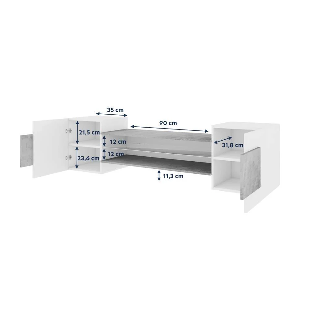 TV-meubel Gaelin met verlichting