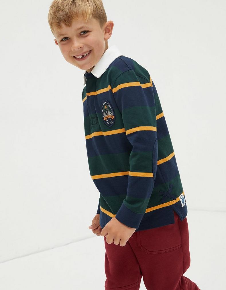 Stripe Rugby Jersey Top