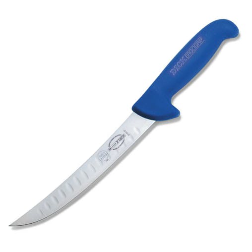 F Dick Ergogrip 8" / 21Cm Butchers Breaking Knife W/ Kullen Edge 8242521K