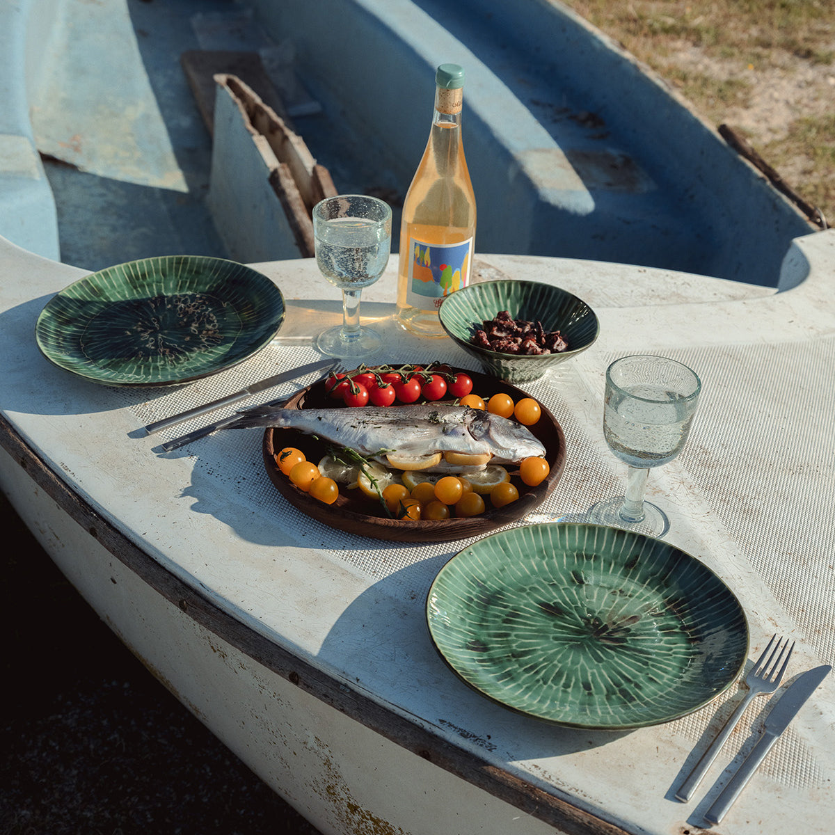 SERAX - Pascal Naessens - Verde Lanza Bord Ø 27 cm - 2 st. - Groen