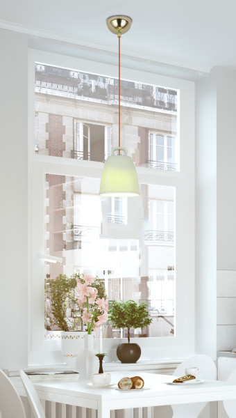 Lampa wisząca miedziano-zielona SEWILLA 1xE27x40W Candellux