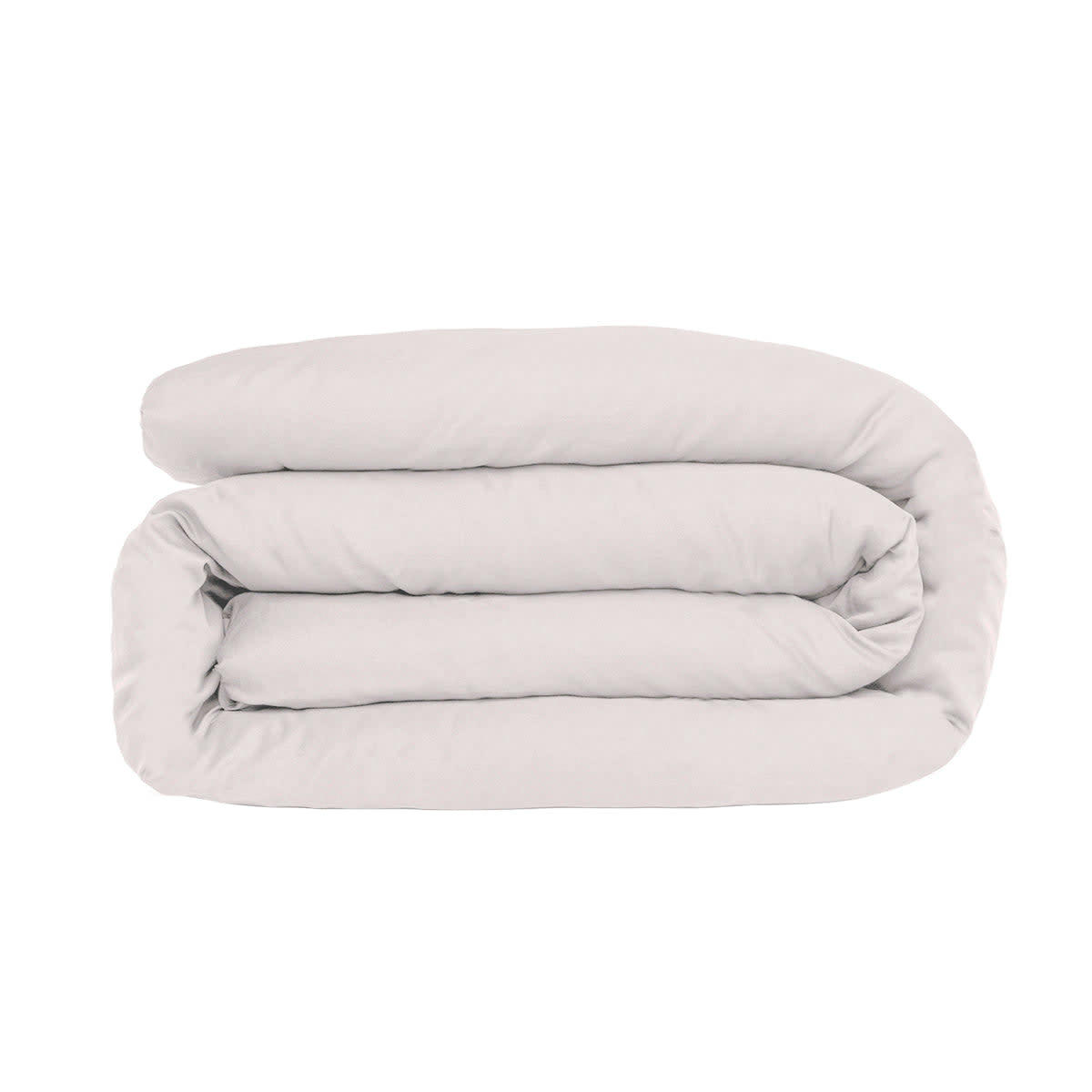 JULIA - Housse de couette satin de coton  260x240 rose poudré