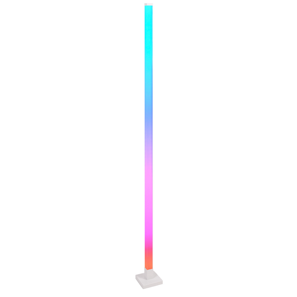 Lampa podłogowa RGB MAGICAL biała LED 1x7W Zmieniające się kolory lm Polux