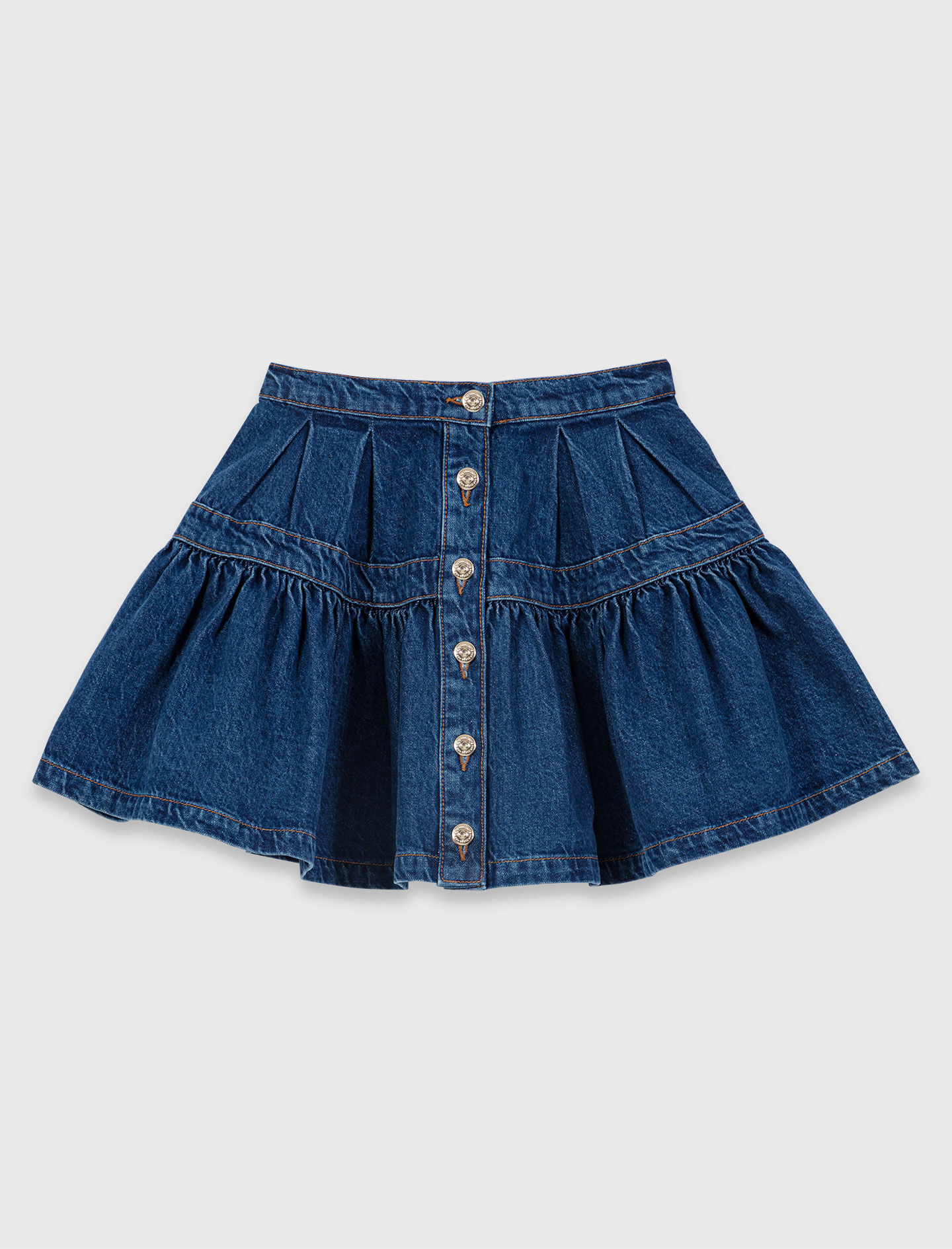 Jupe courte en denim
