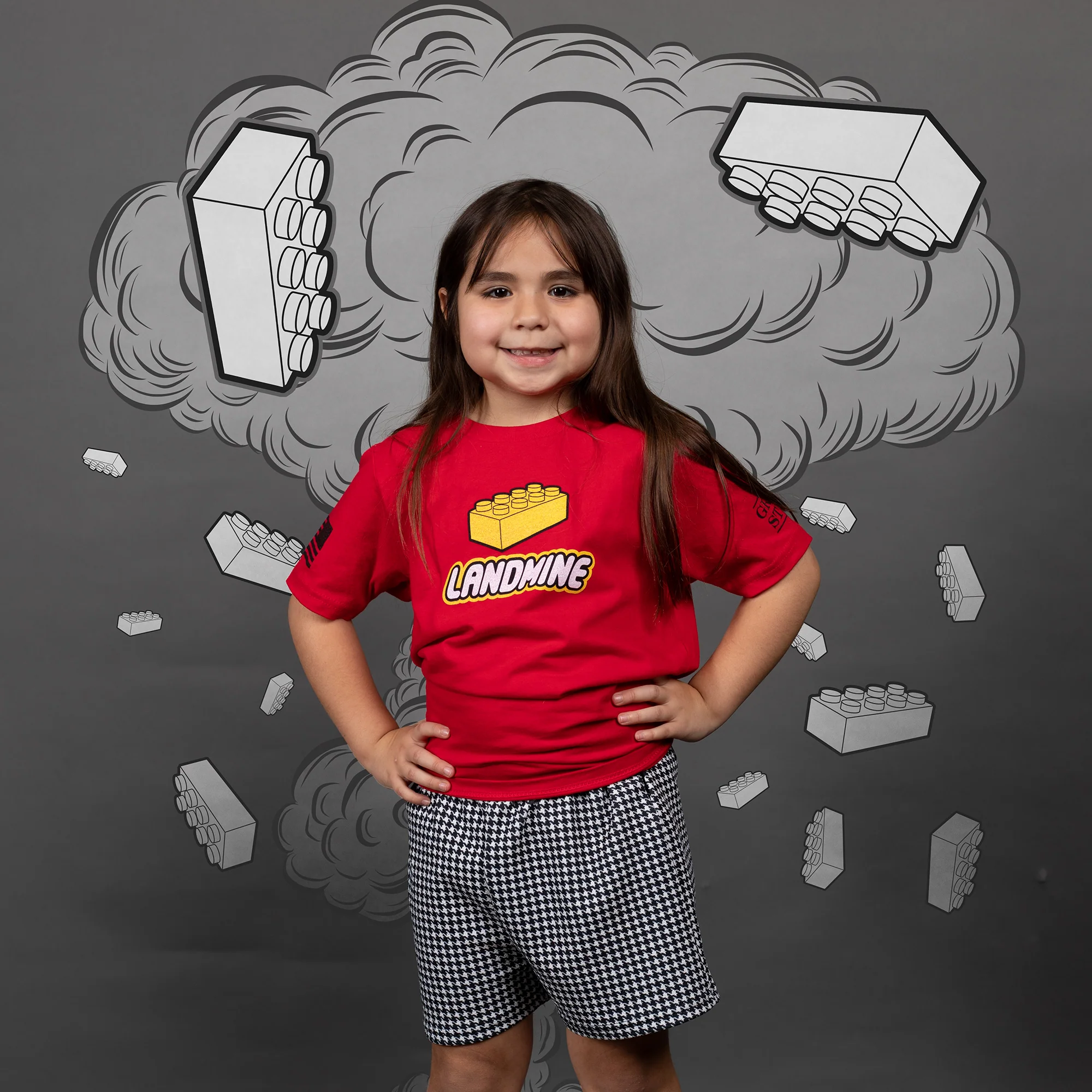 Youth Landmine T-Shirt - Red