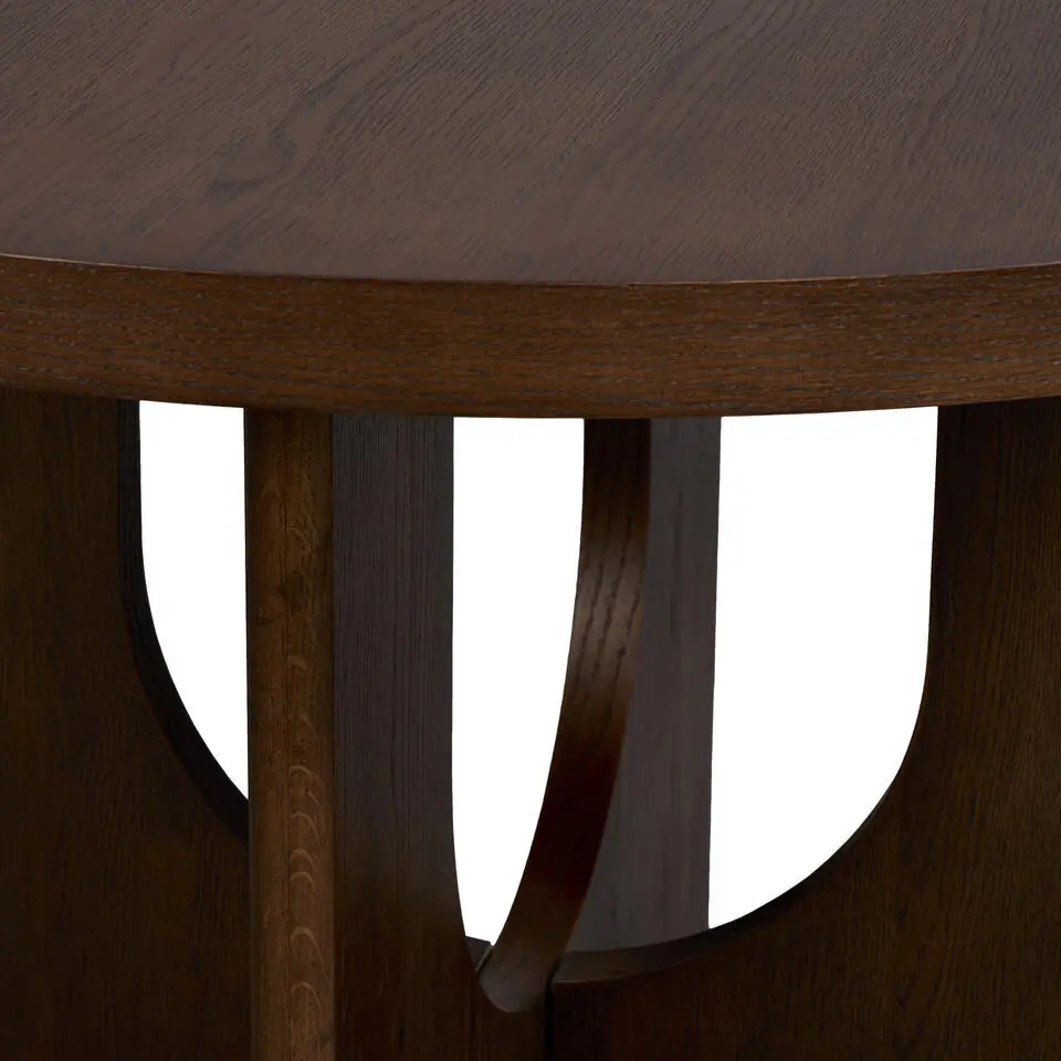 Eettafel Lio - bruin - &Oslash;120 cm