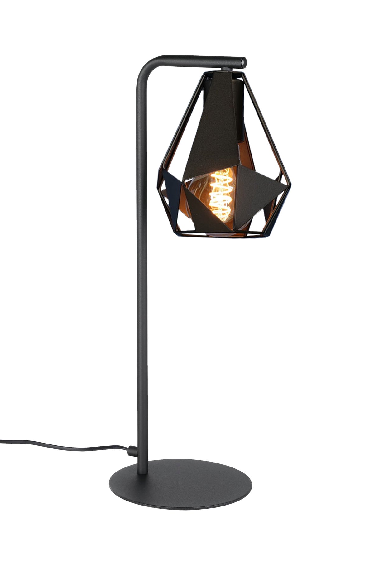 EGLO tafellamp Carlton 5 - e27 - 50,5 cm - zwart