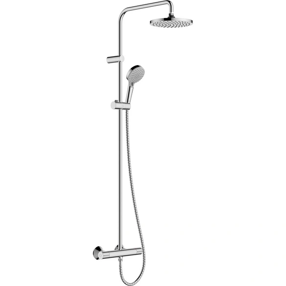 Showerpipe, »Vernis Blend«, HxT: 142,4x51,2 cm, chromfarben