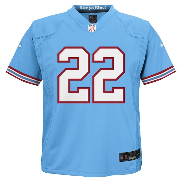 Derrick Henry Tennessee Titans Nike Preschool Oilers Throwback Alternate Game Jersey - Light Blue