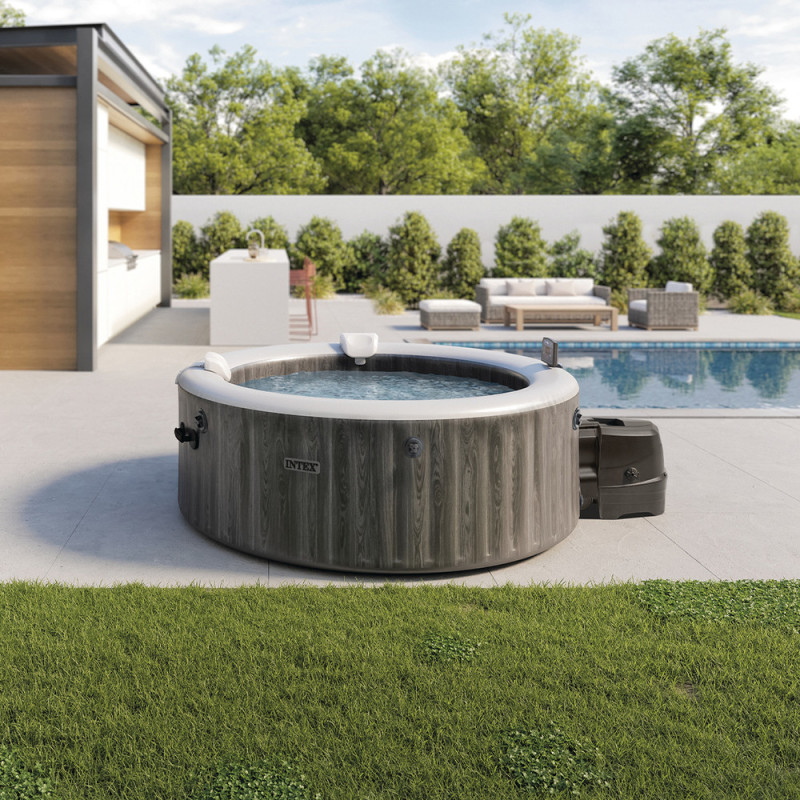 PureSpa Greywood 4 personnes Ø 1,96 x 0,71 m INTEX