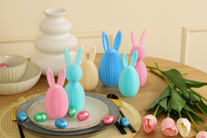 Sztuczny kwiat TULIPAN RÓŻOWY 48 cm wysokości z tworzywa