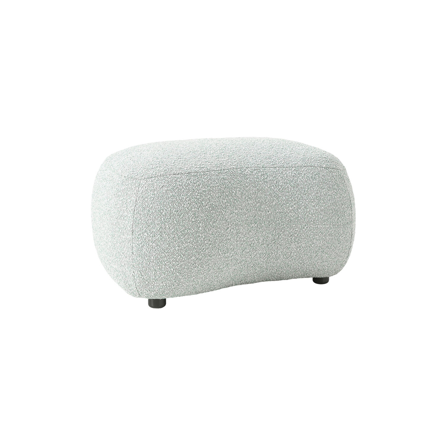 Alba Sofa Pouf, boucl&eacute; light blue