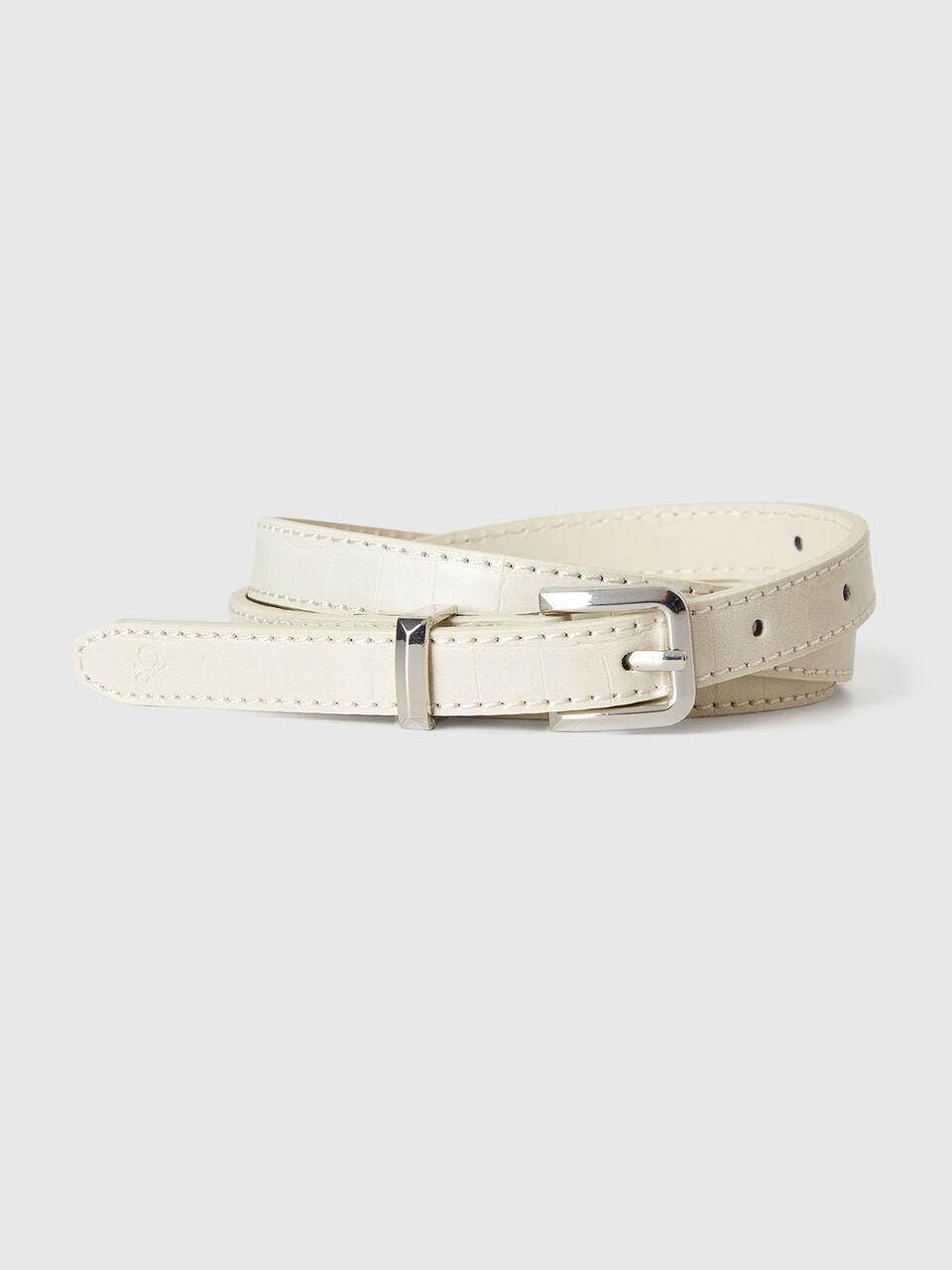 Thin belt with coconut print