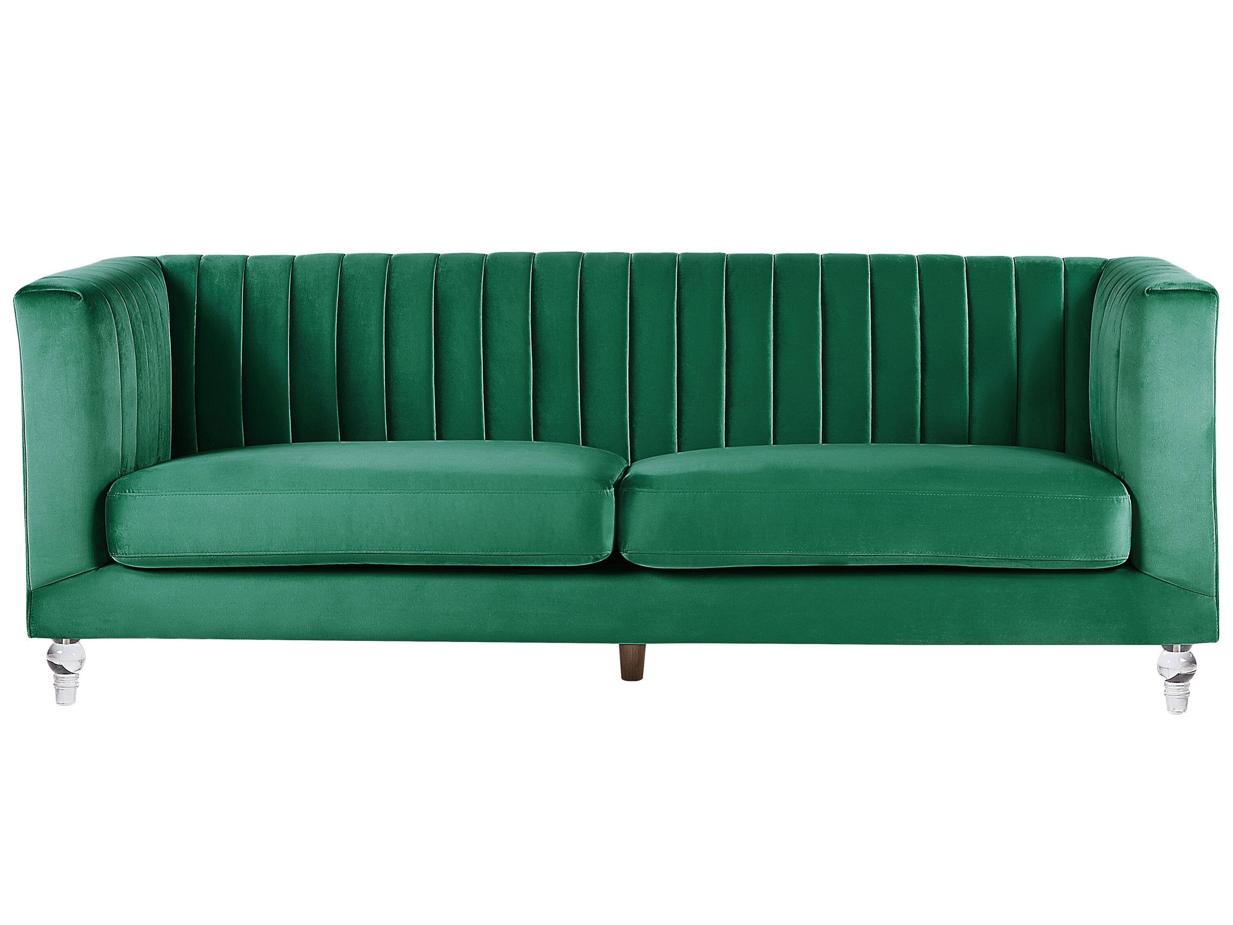 Sofa 3 Seater ARVIKA Velvet Green