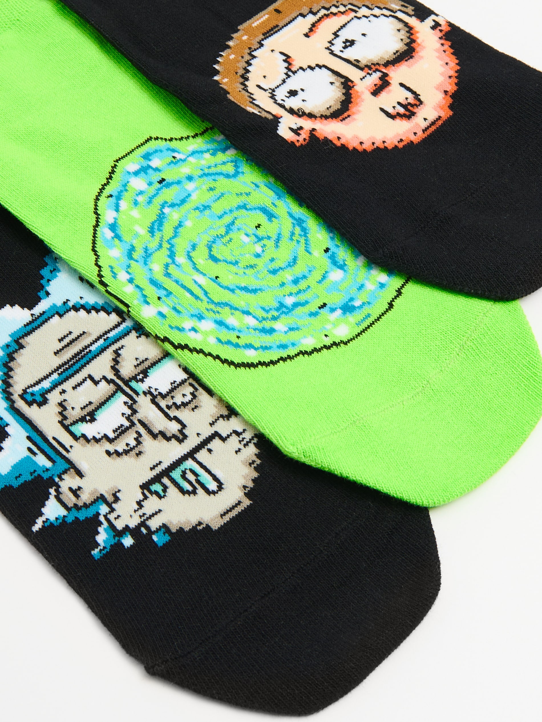 3 pack krótkich skarpet Rick i Morty