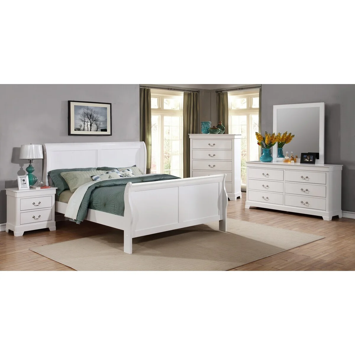Emmet Louis Phillippe Wood Bedroom Set