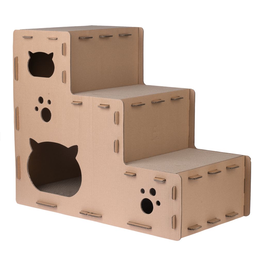 TIAKI Scratching Stairs Puzzle for Cats