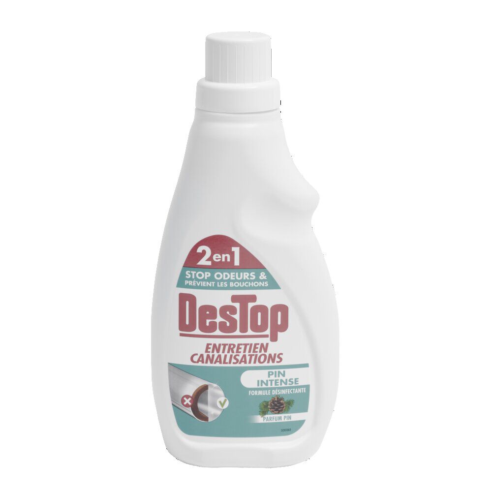 Gel entretien canalisation Destop parfum pin 750ml