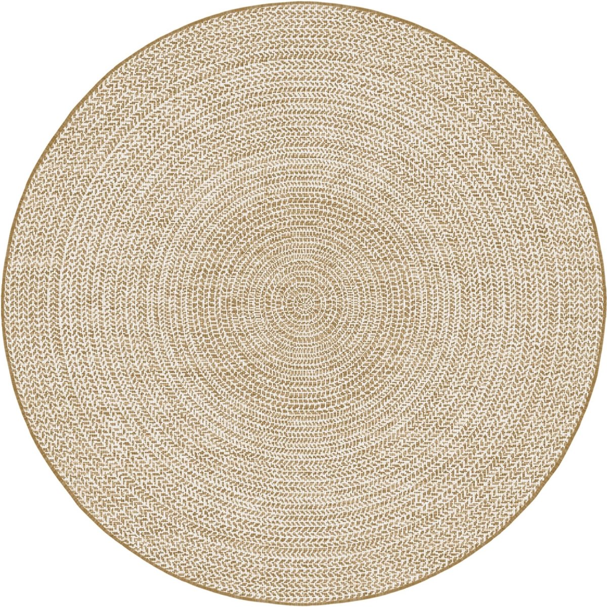 Rond buitenkleed Solid jute - Interieur05