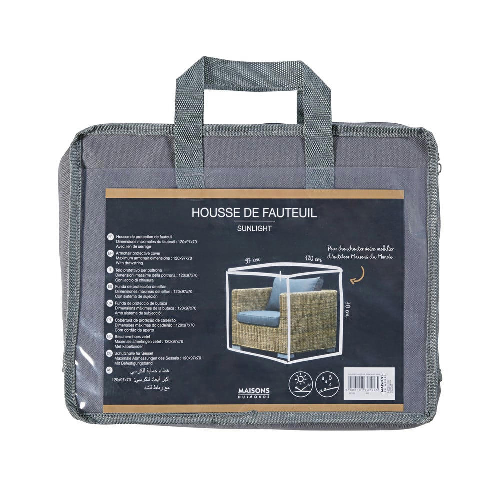 Sunlight - Housse de protection pour fauteuil de jardin 117x94