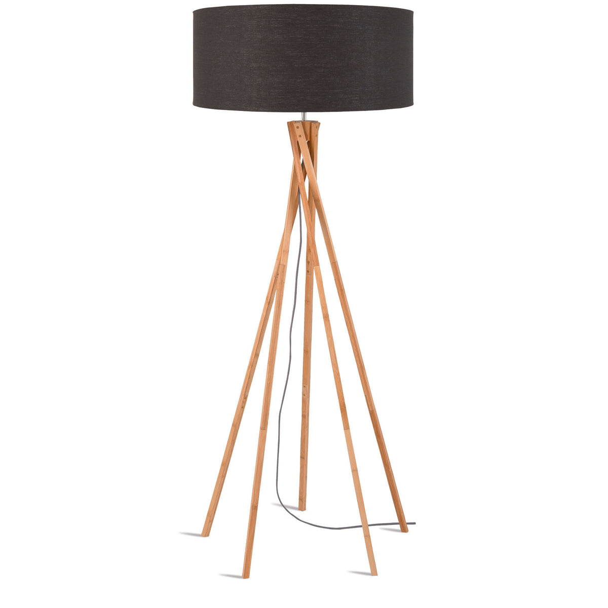 GOOD&MOJO vloerlamp Kilimanjaro - grijs - Ø60cm