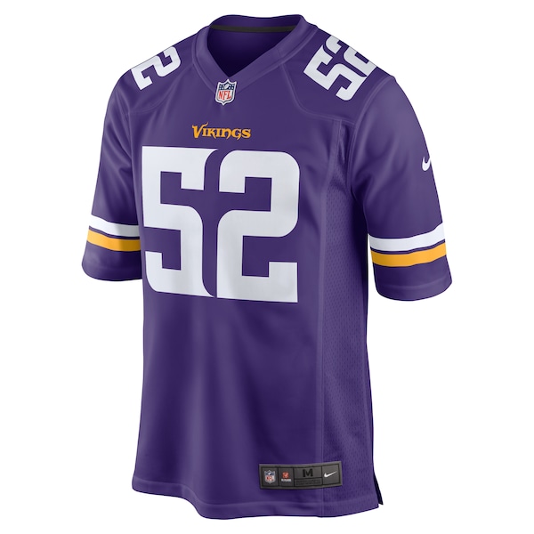 Jihad Ward Minnesota Vikings Nike Team Game Jersey -  Purple