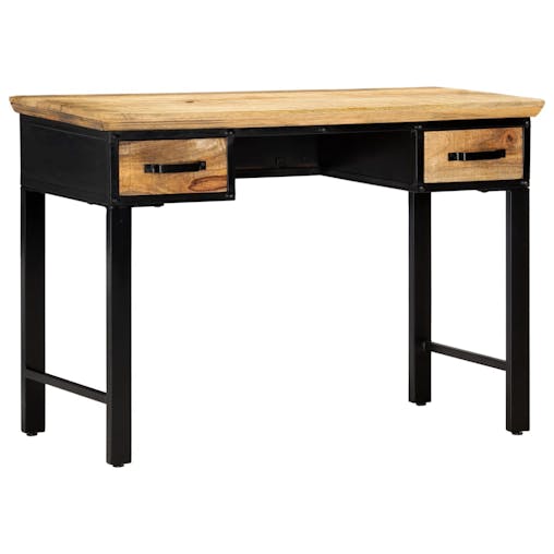 NNEVL Writing Table 110x50x76 cm Solid Mango Wood