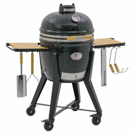 Barbecue kamado TWO.66 noir   chariot - Monolith