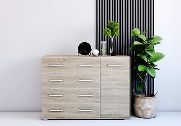 Commode Ilario II 135 cm - Chêne